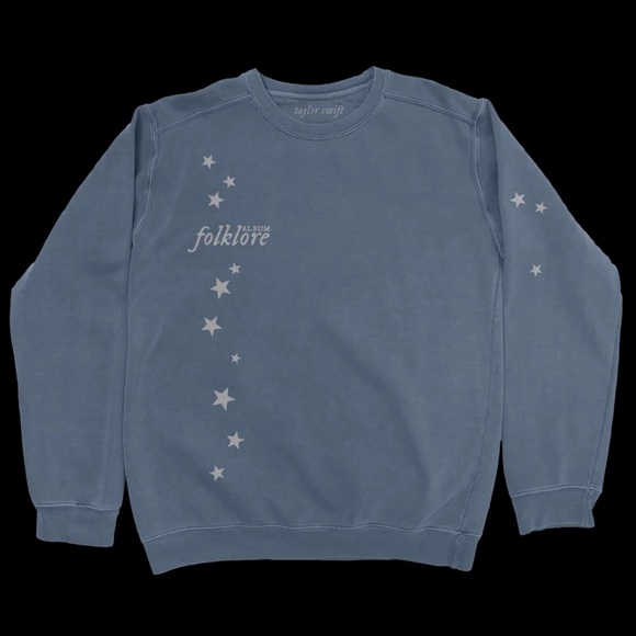 Taylor Swift Sweaters - Taylor Swift Stars and Scars Blue Sweatshirt S